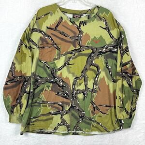 VTG Predator Camo Long Sleeve Shirt Mens 3XL Outdoor Hunting Military Operator